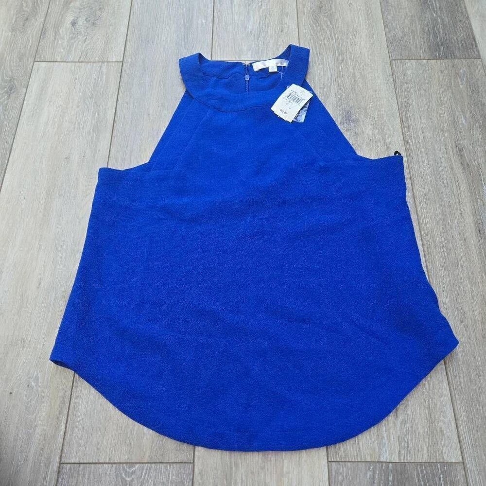 J.O.A. Los Angeles royal blue dressy top size med  nwt